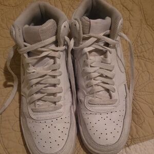 Nike White Men’s High-Top Sneakers
